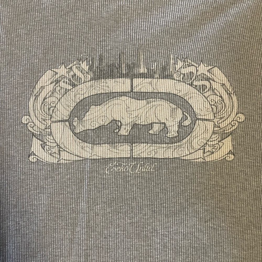 Ecko Unlimited Gray Textured Tee